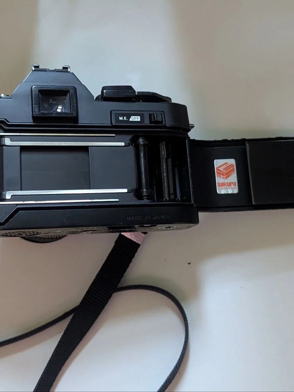 Vintage Autoreflex Konica T4 35mm SLR Camera w/50mm Lens, 80-200mm Zoom Lens